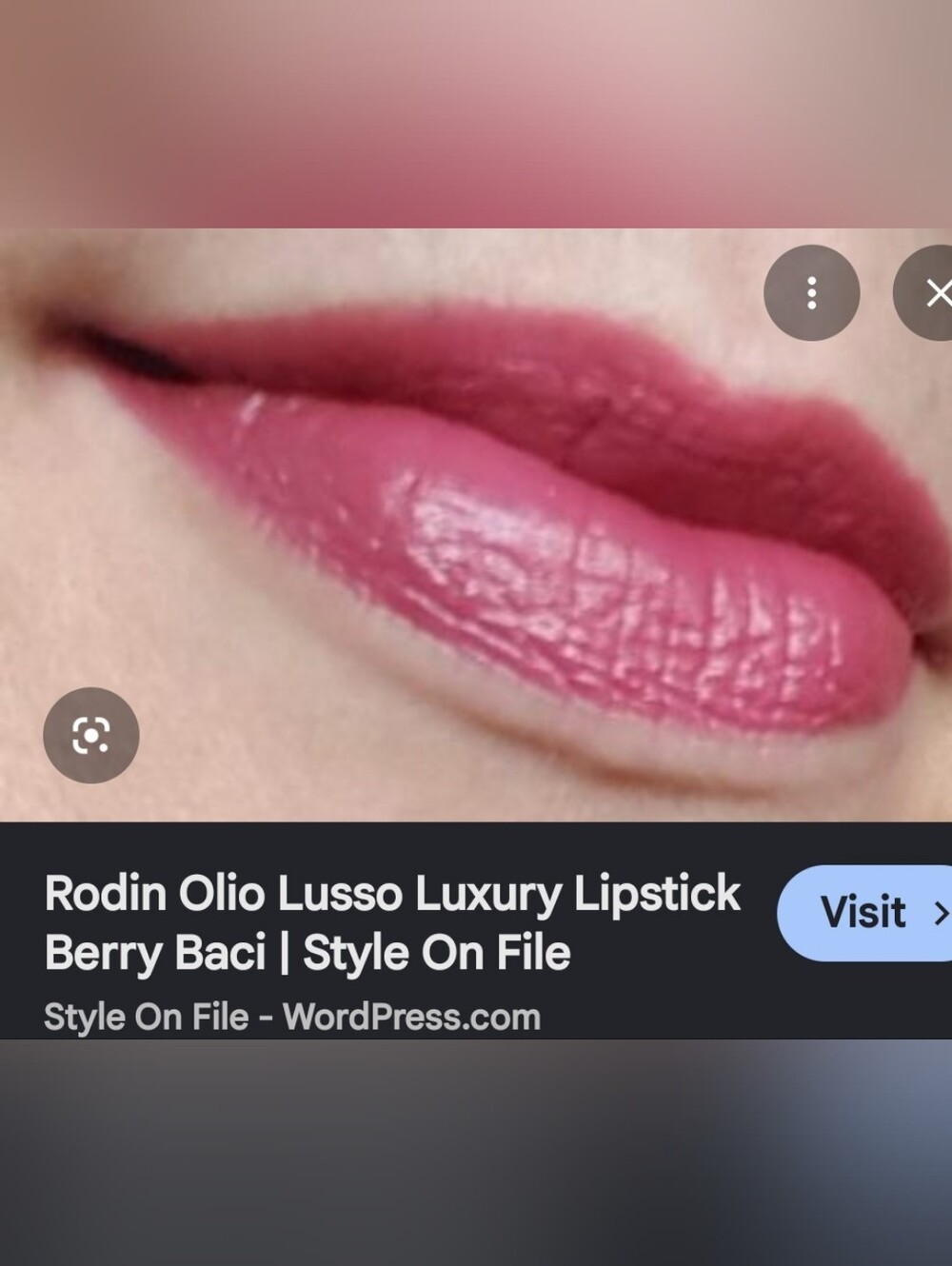 💋Rodin Berry Baci Lip Color - Berry Pink Shade BNIB